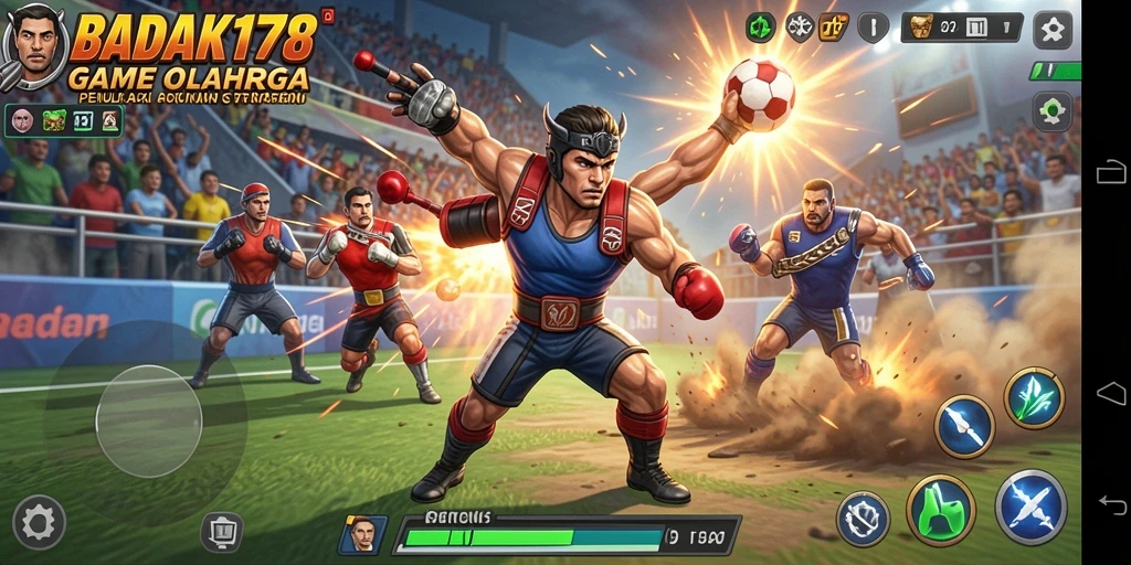 Tampilan gameplay seru dan mendebarkan di BADAK178.