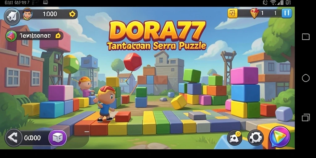 Gameplay DORA77 menunjukkan berbagai tantangan puzzle yang menarik.