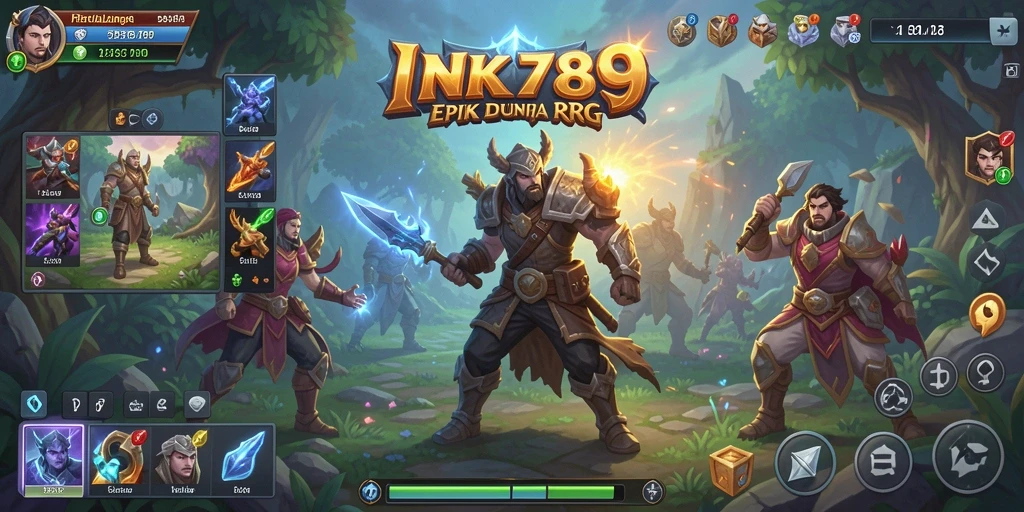 Tampilan gameplay seru dan penuh aksi dalam INK789.