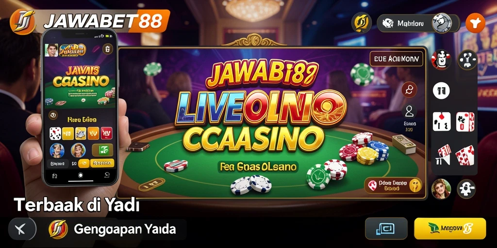 Tampilan gameplay Live Casino yang menarik dan interaktif.