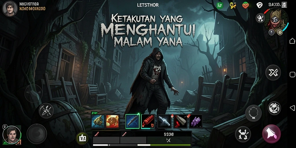 Gameplay LETSTHOR yang menegangkan dan mencekam.