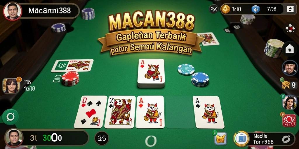 Screenshot gameplay <strong>MACAN388</strong> yang menampilkan keseruan bermain Gaple.