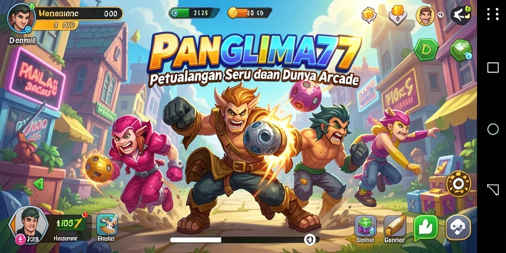 Tampilan gameplay seru dalam PANGLIMA77 dengan aksi mendebarkan.
