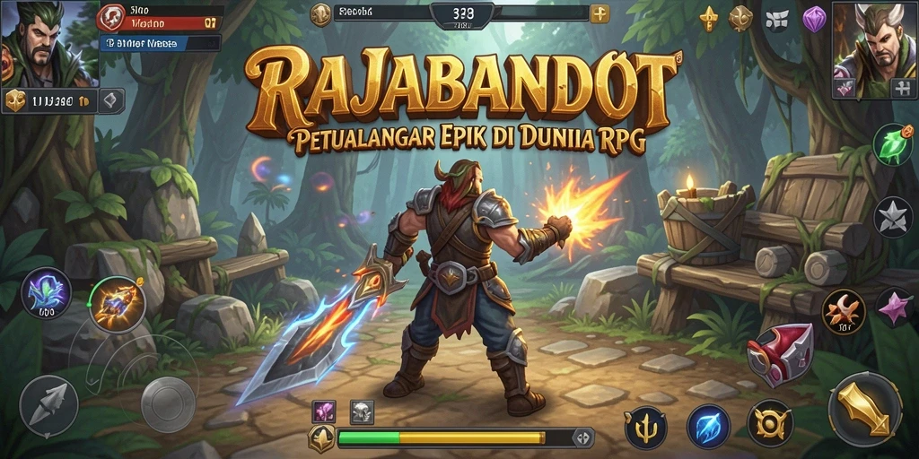 Tampilan gameplay RAJABANDOT yang menegangkan dan mendebarkan.