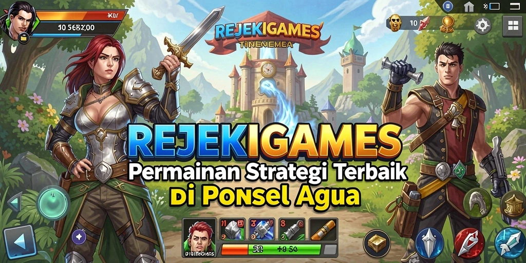 Tampilan gameplay seru dan strategis dari REJEKIGAMES.