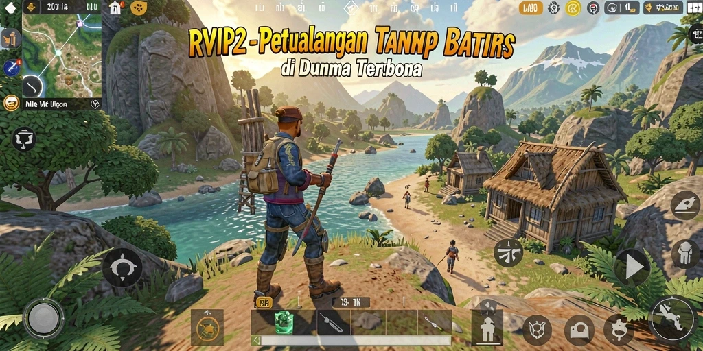 Tampilan gameplay Open World yang mendebarkan di RVIP2.