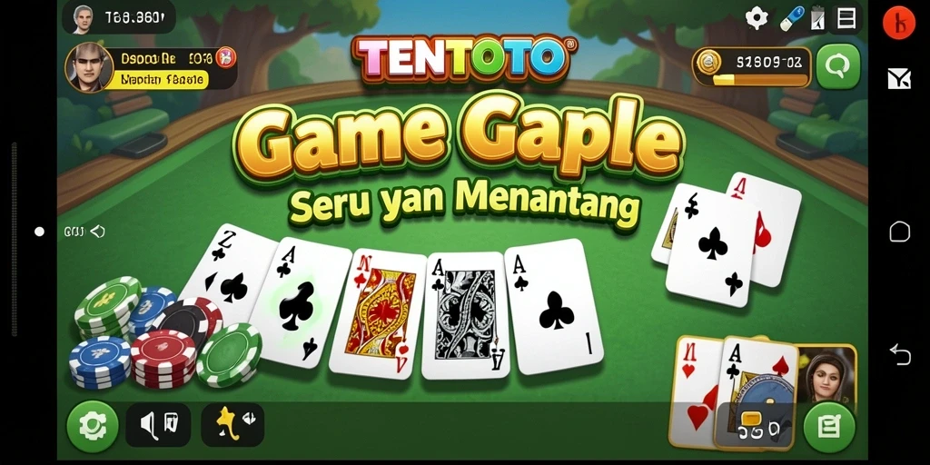 Tampilan gameplay seru TENTOTO yang memukau.