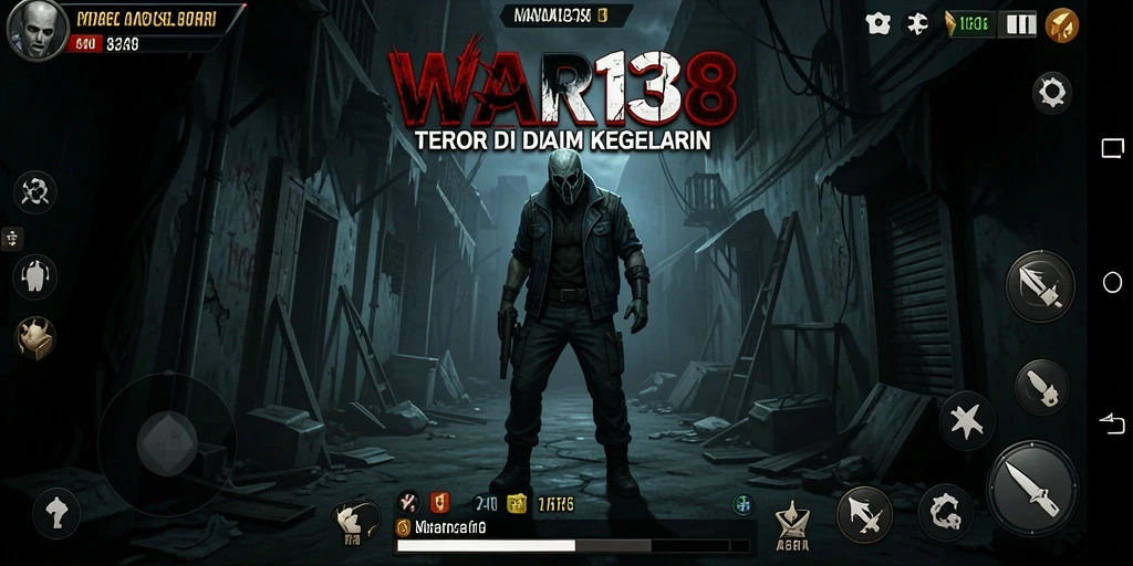 Screenshot utama WAR138 menunjukkan ketegangan gameplay yang mencekam.