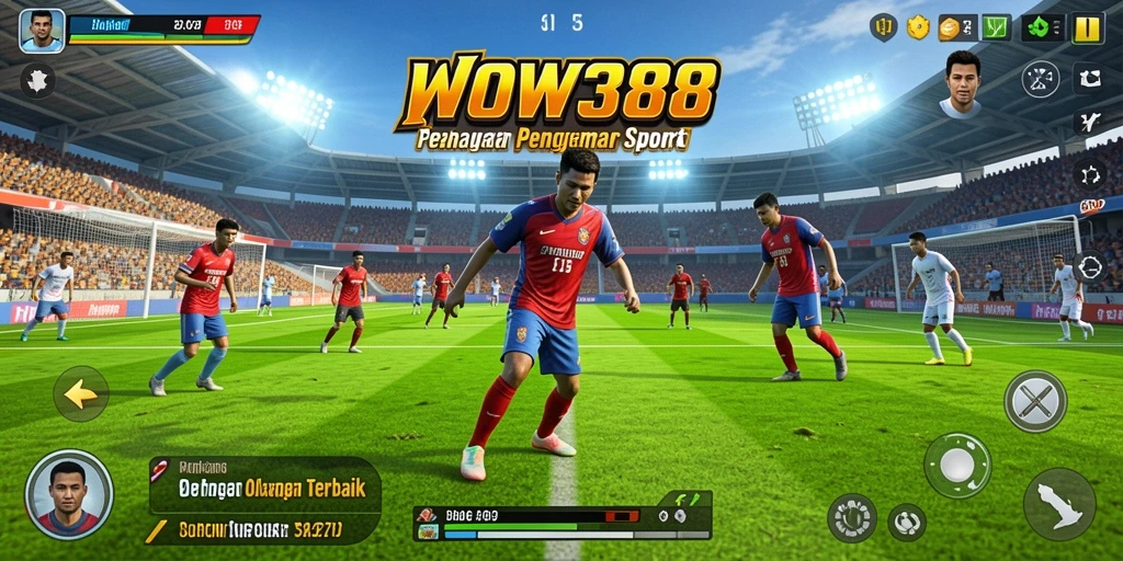 Tampilan gameplay WOW388 yang menampilkan aksi olahraga yang mendebarkan.