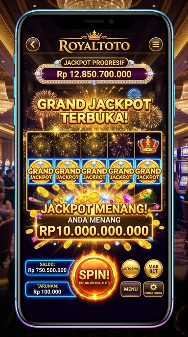 Tampilan antarmuka pengguna aplikasi royaltoto yang intuitif.